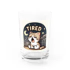 mimikkyu322のTired cat7 Water Glass :front