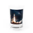 riko1214の宇宙へ発進 Water Glass :front