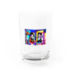 Celestite(セレスタイト)のカラフル少女 Water Glass :front