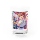 アニメ好きの野生味溢れる店J JK専門店の電気系ポーニーテールJK　 Water Glass :front