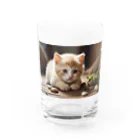 syuko5の癒しの猫ちゃん Water Glass :front