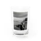 モノアニのカメラ目線のラッコ Water Glass :front