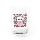 たこ焼きの猫スタンプ Water Glass :front