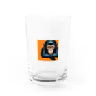 gabliel.のチンパンジー Water Glass :front