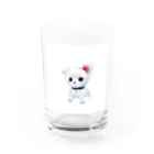 ちいさき家族スキ　Maltese ♡のだってマルチーズだもん　素 Water Glass :front