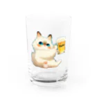 ビール姐さんのほろ酔いミア Water Glass :front