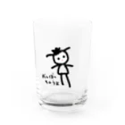 sasame's shopのがんばっちゃうよ Water Glass :front