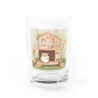 ☆KOKORAY☆のハムりんちゃん Water Glass :front