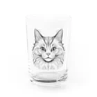 どうぶつやのサイベリアン       猫 Water Glass :front