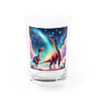 Manoaの恐竜の星 Water Glass :front