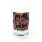 AQUAMETAVERSEの料理を満喫するセクシー美女 アメジスト 2846 Water Glass :front