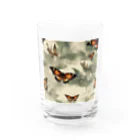 PRINCESSの現実の蝶 Water Glass :front