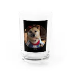 117hibikiの柴犬COOUo･ｪ･oU Water Glass :front