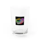 納豆ごはんの派手な蛇グッズ Water Glass :front