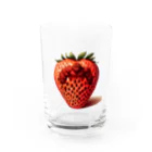 ゴリラショップのThe Mighty Gorilla Strawberry  Water Glass :front