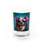 AQUAMETAVERSEのサングラスをかけた、かわいい犬 Marsa 106 Water Glass :front