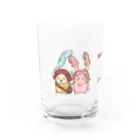 とけてるトランクわーるどのチュッチュラン！ランラ！ Water Glass :front