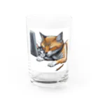 RaVaの犬と猫 Water Glass :front