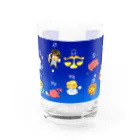 もふもふ堂の１２（１３）星座のかわいいデザイン Water Glass :front