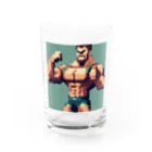 nakasato442のマッチョのドット絵６ Water Glass :front