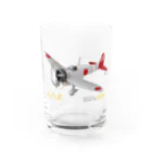 NYAO_AVIATIONの三菱 九六式四号艦上戦闘機(A5M4) 第14航空隊所属機 グッズ Water Glass :front