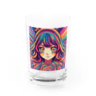 NonsenseCatのサイケ少女 Water Glass :front