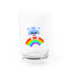 AKARI MACHIDAのあらいぐも(虹) グラス前面