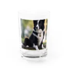 jthbcのペンダントをつけたワンちゃん Water Glass :front