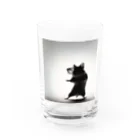 かわクールの眼鏡のハムスター Water Glass :front