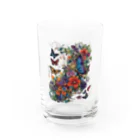 Chi3の涼と花のハーモニー Water Glass :front