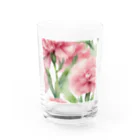 May2のカーネーション Water Glass :front