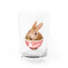 うさぎのうみちゃんねるショップのPets for You作品〜お茶わんうみ（おとなVer.） Water Glass :front