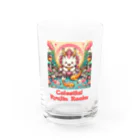 大江戸花火祭りのCelestial Ryujin Realm～天上の龍神社7 Water Glass :front