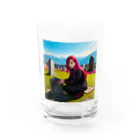 yoogin2345のお墓参りの美女 Water Glass :front