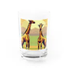 yopipidazeのキリンくん Water Glass :front