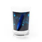 EddieのBlue rocket Water Glass :front