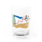 Rainbow.Kの春のコラージュ Water Glass :front