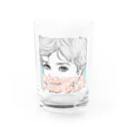 greenQのイギリスBoyの大切なもの Water Glass :front