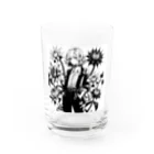 電子のお絵描き屋さんのCool Girl Water Glass :front