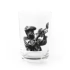 MistyStarkの黒人のトランぺッター Water Glass :front