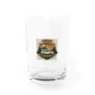 dotmagのレトロなキャンピングカーグッズ Water Glass :front