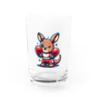 Mushikingのカンガルーボクサー Water Glass :front