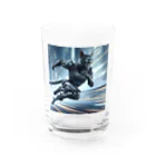 lonely_wolfの閃光を切り裂くチーター・ブレード Water Glass :front