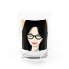 みつまめこshopのメガネ美人 Water Glass :front