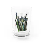 とみよのちぎり絵のとみよのお花 Water Glass :front