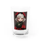 AQUAMETAVERSEのタータンチエクの服を着た少女　なでしこ1478 Water Glass :front