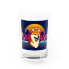 80s_popの80s_pop Dog No.1 (Shiba Inu) Water Glass :front