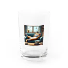 能天気ライフの能天気ライフにゃんこ Water Glass :front