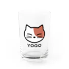 ヨゴ商店のヨゴにゃん（ロゴあり） Water Glass :front