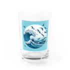 Nattu/のかもめと海 Water Glass :front